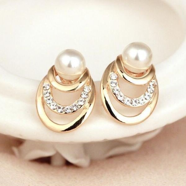 Pearl Gold Earring