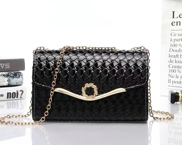 Black Gold Chain Mini Bag