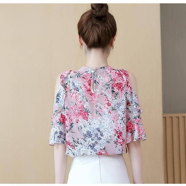 Ladies Sexy Chivon Top