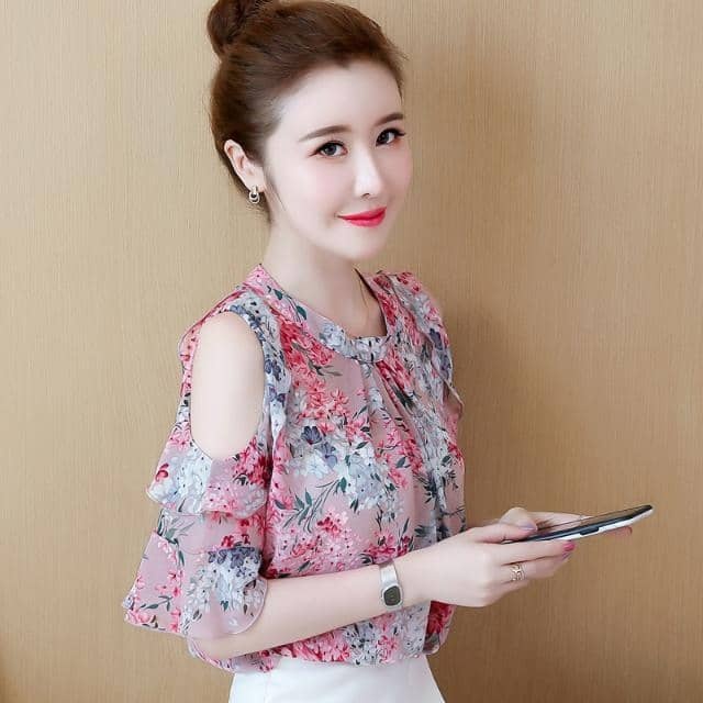 Ladies Sexy Chivon Top