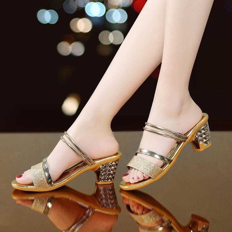 Classic Women's Half Shoe - Golden