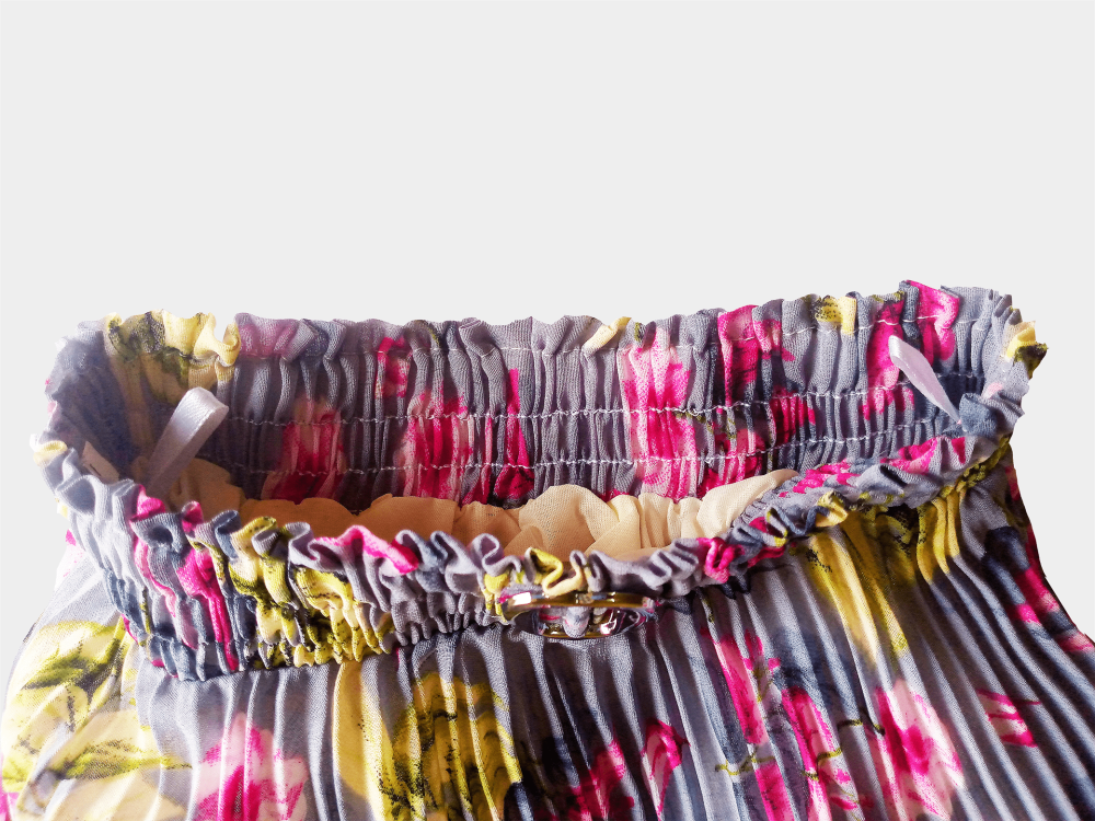 Maxi Cotton Flower Kids Skirt - Onion