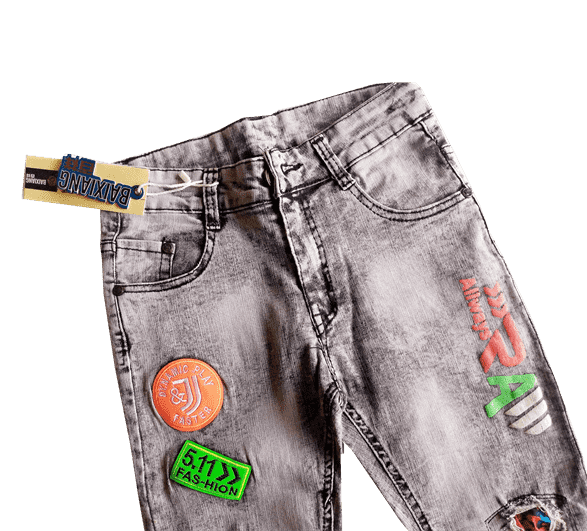 Stitched Fashionable Kids Jeans