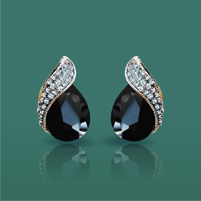 Green Trendy Diamond Earrings