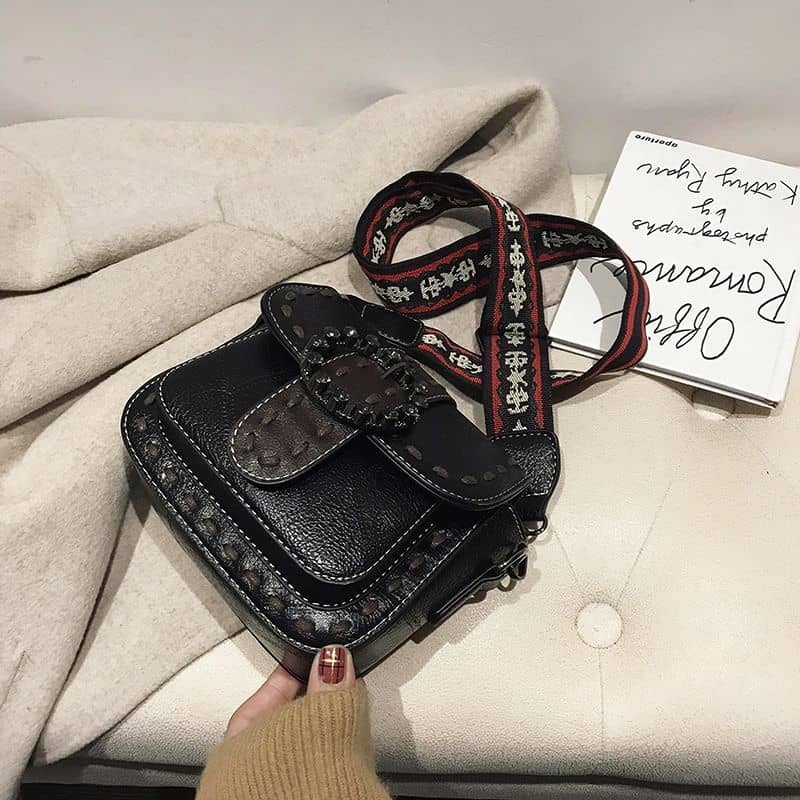 Ladies Magnetic Leather Bucket Bags