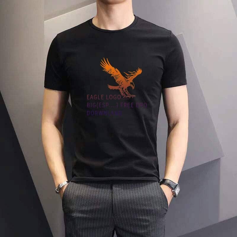 Eagle Casual Male T-Shirts - Black