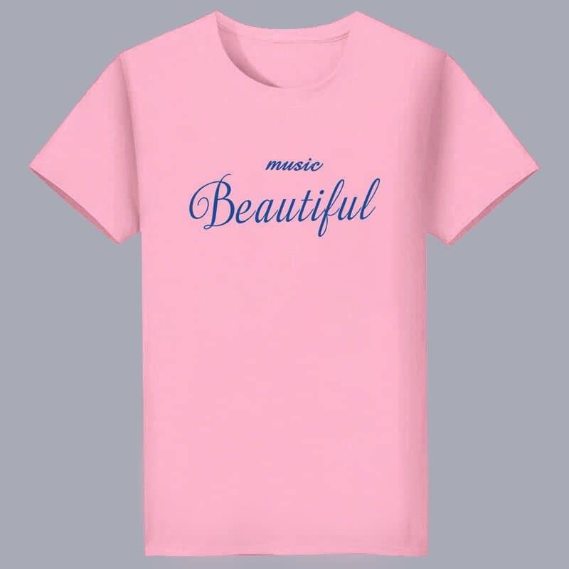Men's Fashionable T-Shirts - Light Pink