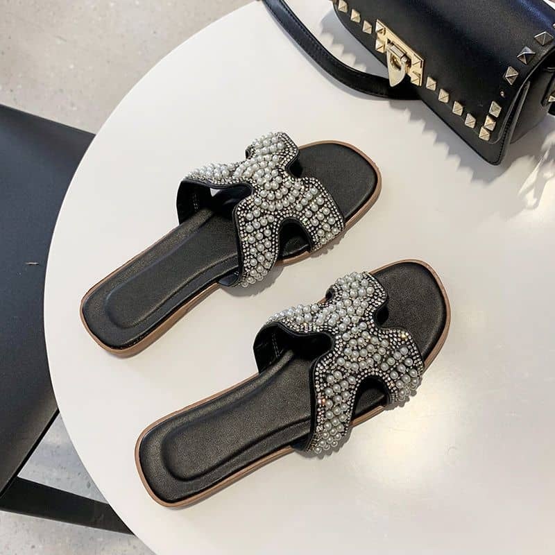 Ladies Fashion Flat Slippers