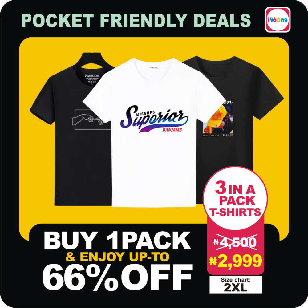 3 In One Pack Designer T-Shirt