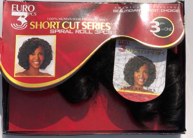 Short Cut Series Human Hair - Spiral Roll 3PCS