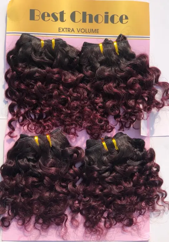 Best Choice Jerry Curl Quality Human Hair - 4 PCS