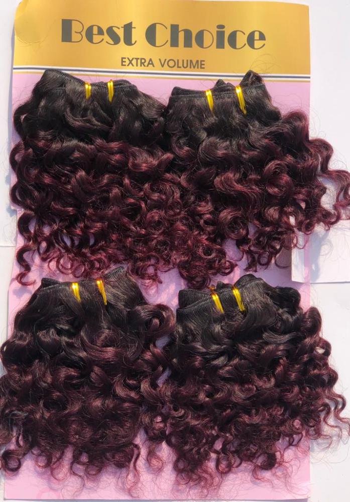 Best Choice Jerry Curl Quality Human Hair - 4 PCS