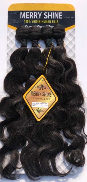 Merry Shine Virgin Human Hair - 4 PCS