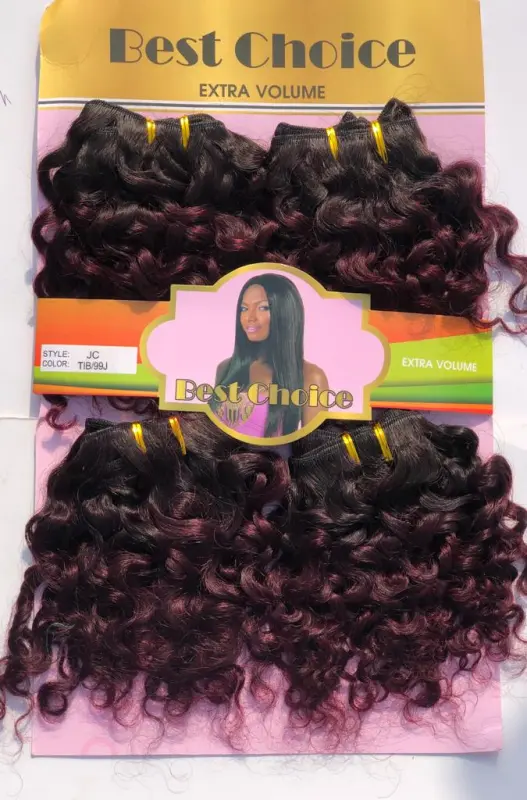 Best Choice Jerry Curl Quality Human Hair - 4 PCS