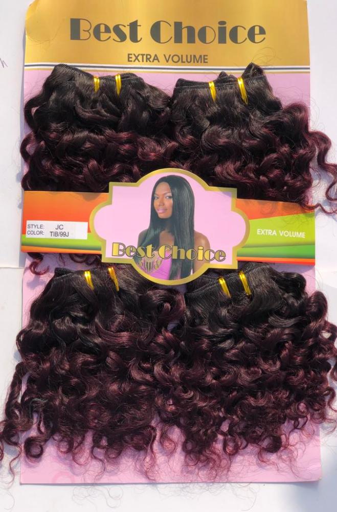 Best Choice Jerry Curl Quality Human Hair - 4 PCS