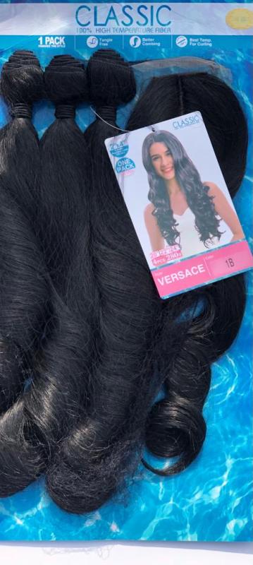 Versace Natural Classic Hair - 3 PCS + Closure