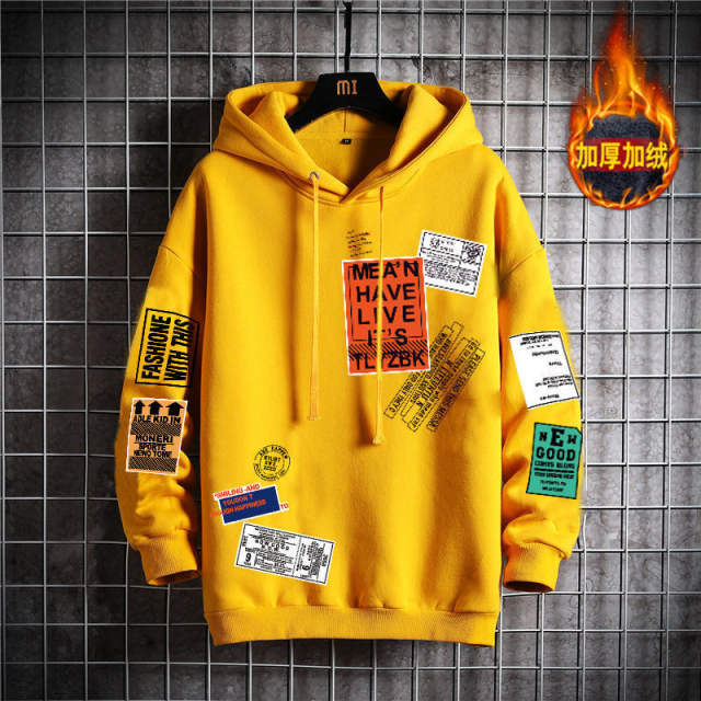 Men's Designer Printed Light Hoodie