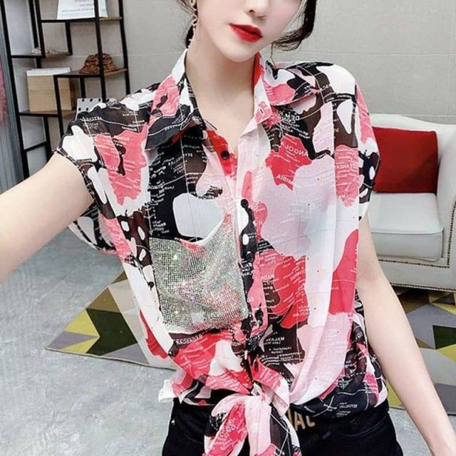 Ladies Fashion  Chiffon Top