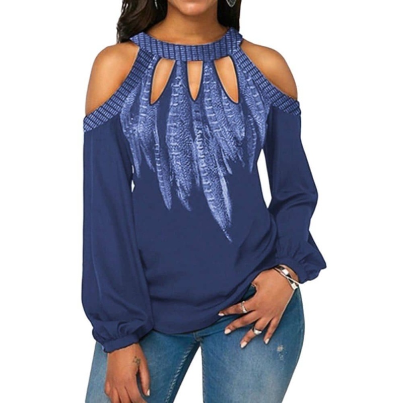 Ladies Casual Open Shoulder Sink Top