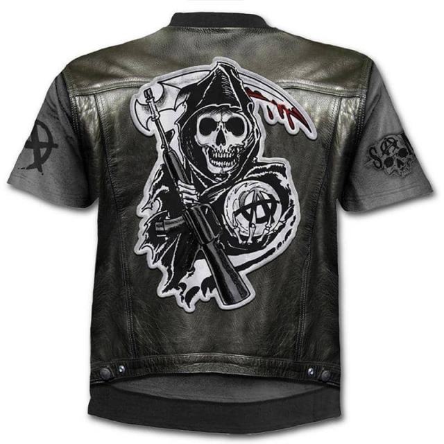 Men's Casual Short Sleeve Fake Two T-Shirt Tops