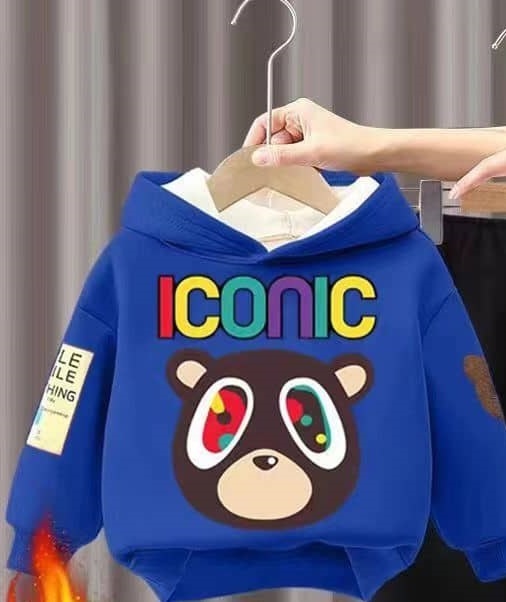 Designer Authentic Kids Hoodie - Blue