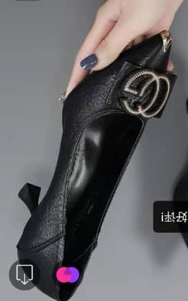 Ladies Elegant Pointed High heel Shining Leather Shoes