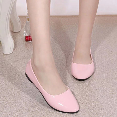 Ladies Elegant Pink Flat Shoes