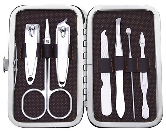 Stainless Steel Nail Clipper Kit - 7 in One