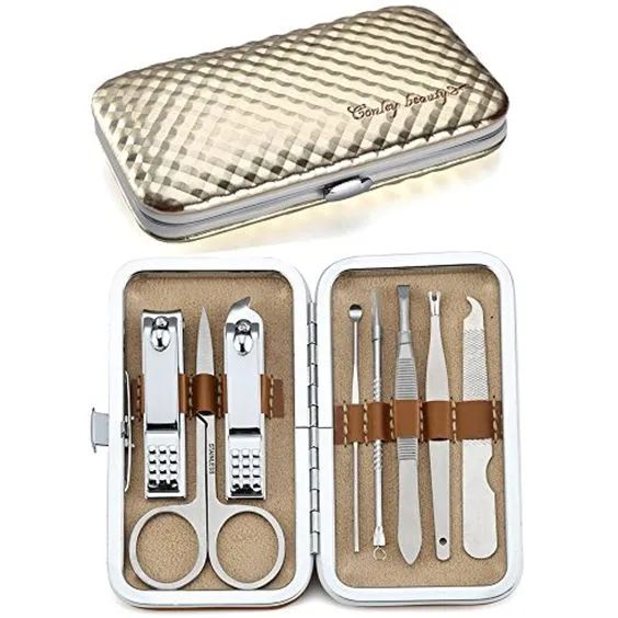 Stainless Steel Nail Clipper Kit - 8 in One