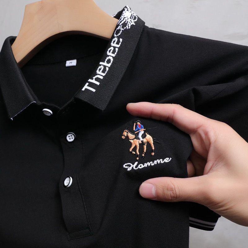 Men New Smart Long Sleeve Polo Shirts