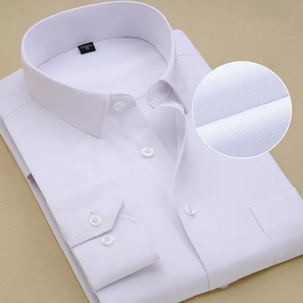 Office Men's White Parking Shirt