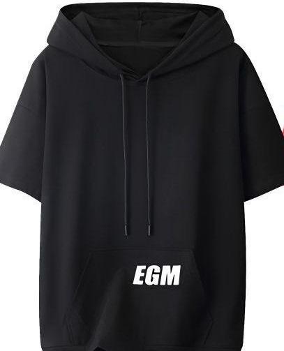 Men/Women's Fashion EGM Hoodie Short Sleeve
