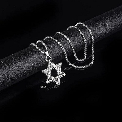 Ladies Star Silver Necklace