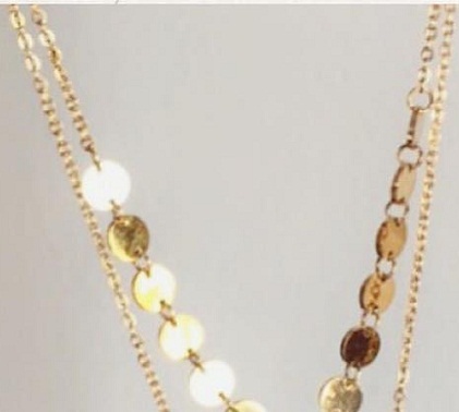 Ladies Multilayer Gold Necklace