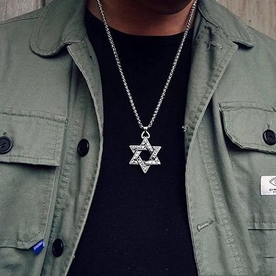 Ladies Star Silver Necklace