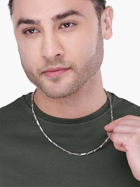 Men's Stainless Silver Necklace