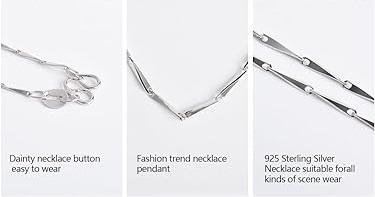 Unisex Silver Necklace