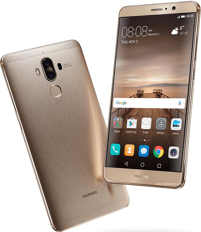 Huawei Mate9 Smartphone   Dual SIM Nano-SIM, dual stand-by,   Internal memory  64GB 4GB RAM   Battery type  Li-Po 4000 mAh, non-removable