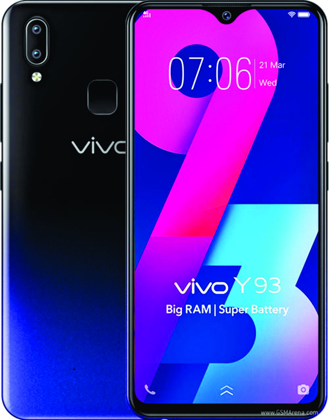 VIVO 93 128 GB storage, 6 GB RAM.