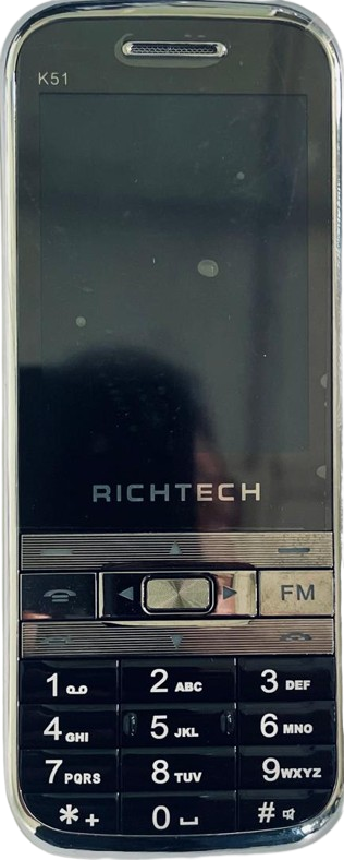 RICHTECH - K51 Music Keypad Phone - SD Card Slot, Flashligth, Dual Sim Slot, SMS, USSD Supported,
