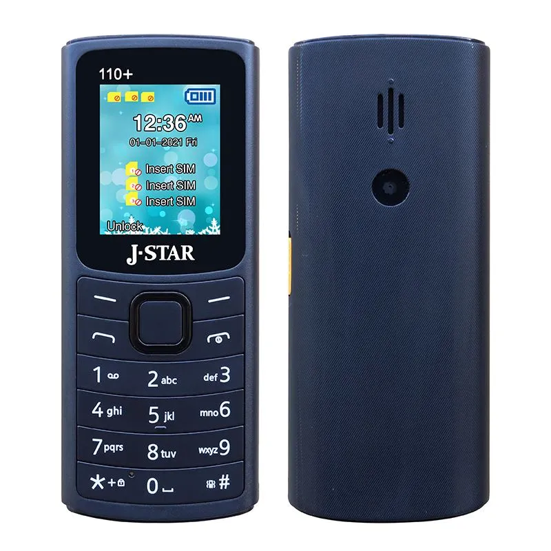 Jstar Plus J.STAR 110+ Triple SIM Supports, Loud Speaker