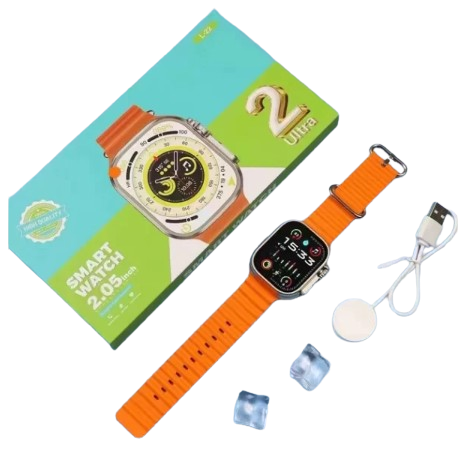 L22 Ultra 2 Smart Watch 49mm 2.05 inch display with Wireless Charger