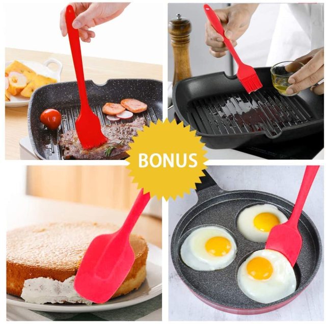 High Quality 10 Inch Pancake Maker Pan Pancake Pan With 7-Mold Flapjack Faces for Breakfast Griddle Fried Egg Cooker