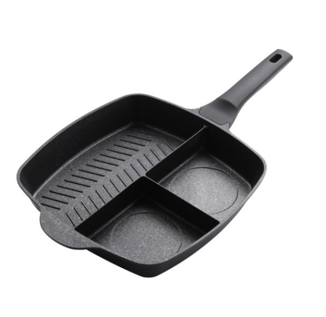 3-in-1 non stick frying pan crepe maker pan cooking wok pot korean cookware breakfast egg pan skillet kitchen utensils