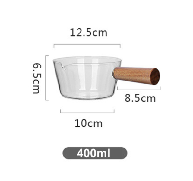 Glass Cooking Pot Milk Instant Noodle Pot Soup Stock Porridge Pots Wooden Handle Open Flame Heating Kitchen Cookware Clay Pot Glass Cooking Pot Milk Instant Noodle Pot Soup Stock Porridge Pots Wooden Handle Open Flame Heating Kitchen Cookware Clay Pot Gl