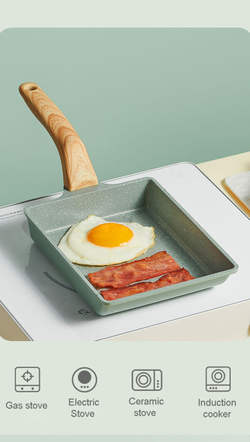 Non stick Egg frying pan Egg Pancake Pan japanese kitchen cooking pot cast iron skillet Home Breakfast Maker cookware set