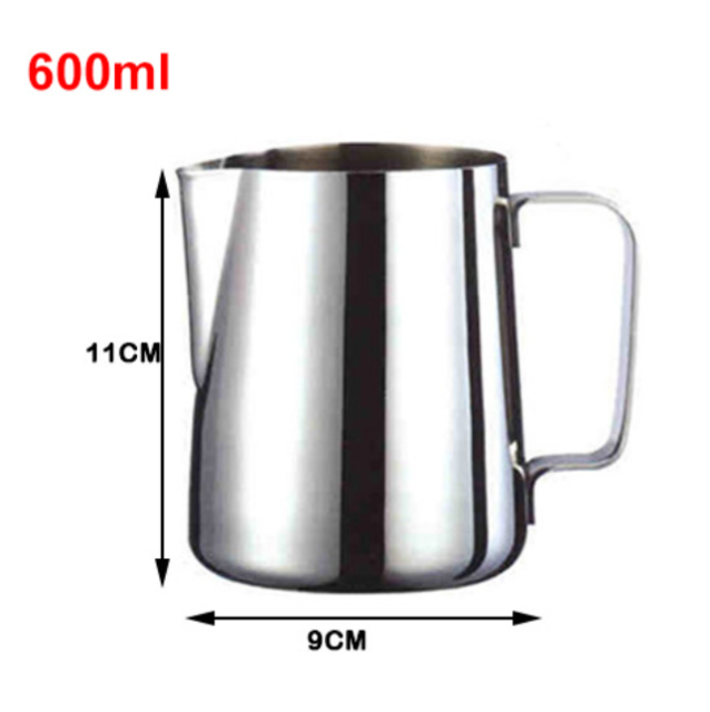 Stainless Steel Milk Frothing Pitcher Espresso Coffee Barista Craft Latte Cappuccino Milk Cream Cup Frothing Jug Pitcher