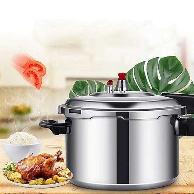 Kitchen Pressure Cooker Cookware Soup Meats pot 18/20/22cm Gas Stove/Open Fire Pressure Cooker Outdoor Camping Cook Tool Steamer 9 orders