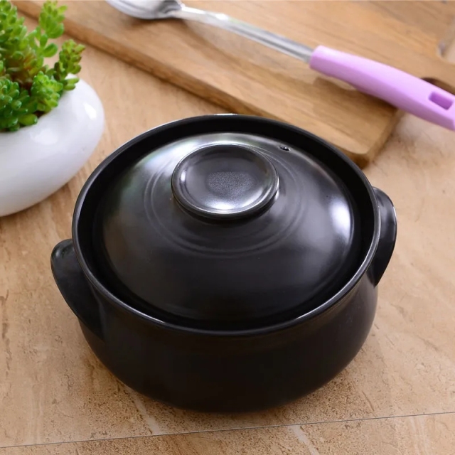 Korean Style Casserole Pottery Pot Soup Pot Steamed Rice Braised Chicken Rice and Heat Resistant Pot Casserole Dish Ceramic