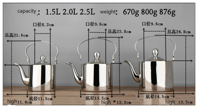 Kitchen Cookware Water Kettles Thickening 304 Stainless Steel Electromagnetic Furnace Teapot With Tea Filter Mesh Kitchen Cookware Water Kettles Thickening 304 Stainless Steel Electromagnetic Furnace Teapot With Tea Filter Mesh